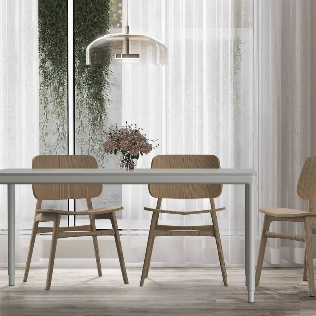 aera table, 4 legs, black