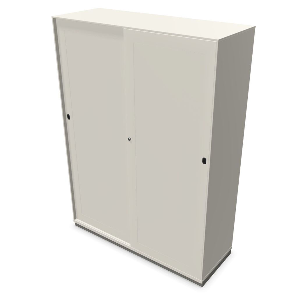 2-store armoire portes coulissantes 120x165x45 blanc