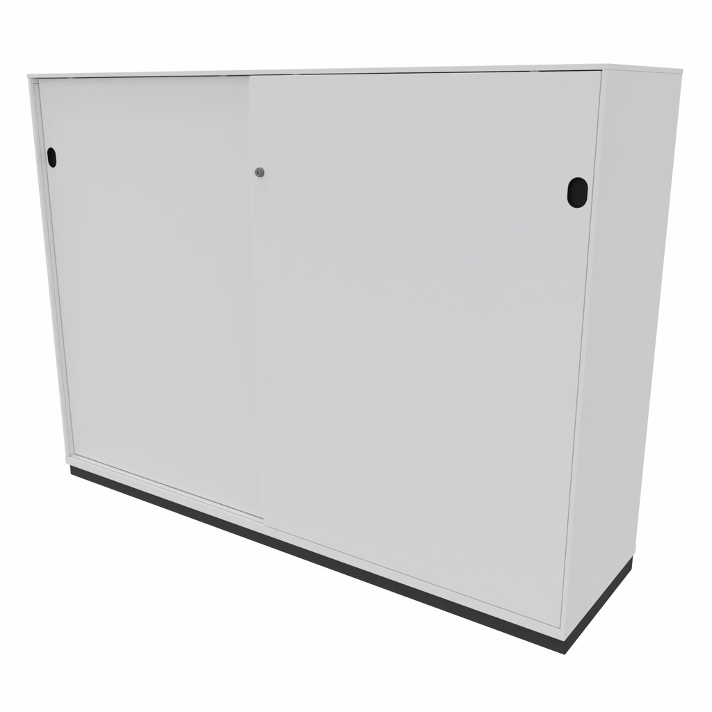 2-store armoire portes coulissantes 160x117x45 blanc