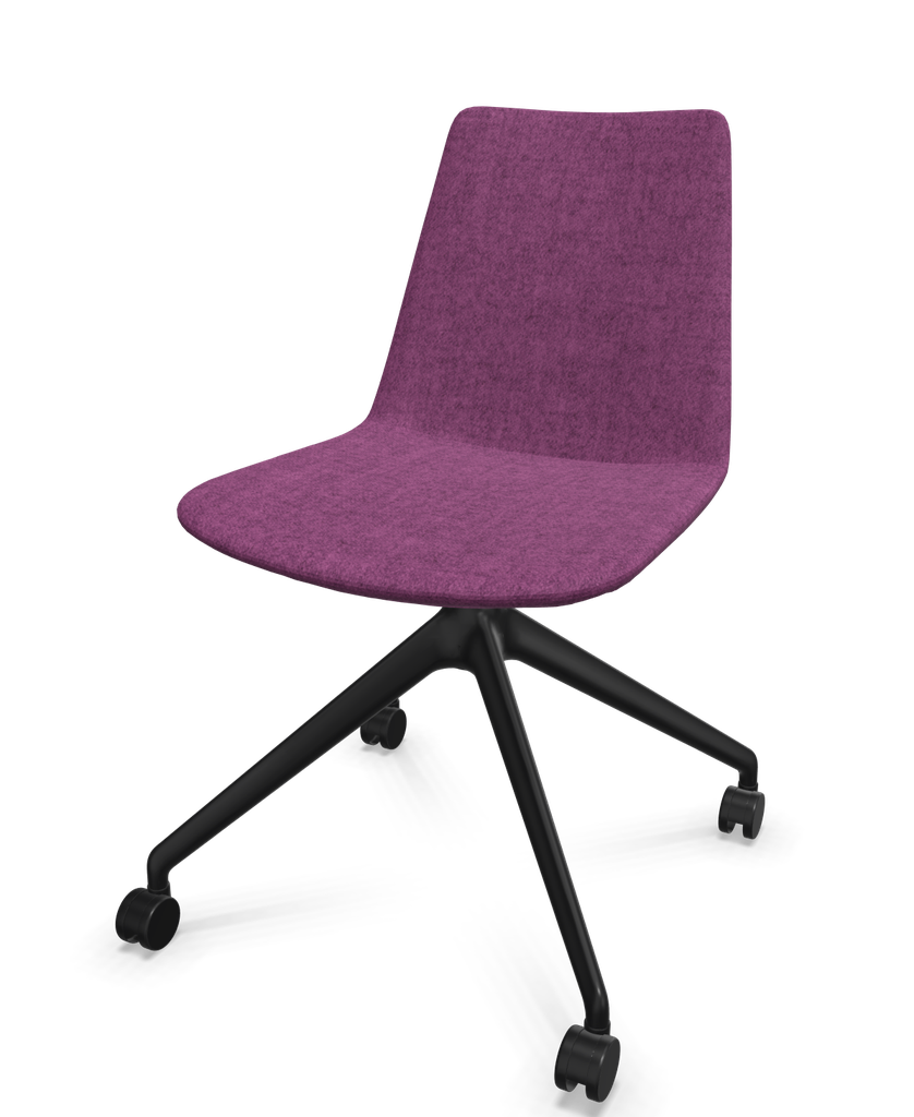 Lyon swivel chair with castors