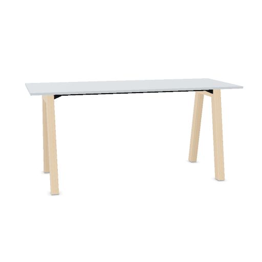 Hybrid table high 240cm (Worktop Width: 100 cm | Worktop Colour: Grey | Leg Colour: Hollands Essen)