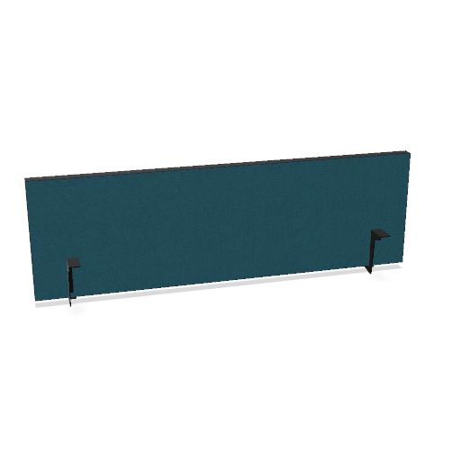 myscreen 50 x 160 cm (Model: Fly-Past Bracket | Akoestische vulling: Akoestische vulling | Framekleur : Zwart | Stoffering : 75 - Rhapsody | Stof Kleur: 604 | Prijsklasse: Stofgroep 1)