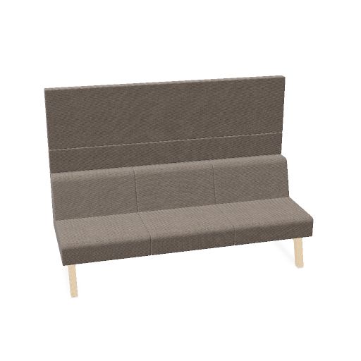 Three Seater - Hoog (Pootkleur : Hollands Essen | Fabrikant: Markant | Range: Rhapsody | Material colour: 100 | Prijsklasse: Stofgroep 1 | Material colour: 100)