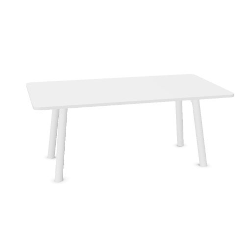 Workways Meet! (Worktop colour: 0K - White | Legs: White)