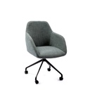 Rome swivel chair with castors