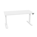 Matrix Pro 160x80cm (single desk) (Top color: K - White | Leg Colour: 4 - White)