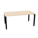 Mox Pro top 160x80cm (Top color: P - Bleached Oak | Height Adjustability: 2 - Height adjustable | Leg Colour: 1 - Black)