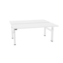 Matrix Pro 180x75cm + 180x75cm (duo desk) (Top color: K - White | Leg Colour: 4 - White)