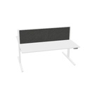 MAX T-Range 180x75cm + 180x75cm (duo des (Leg Colour: White | Top color: White | Range: Rhapsody | Colour: 804 | Priceclass: Fabric range 1 | Adjustabilty: E-drive)